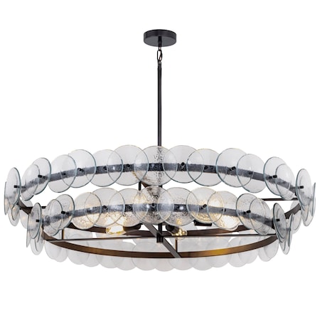 Maxim Lighting Loren 42'' Chandelier, Gunmetal 21824TCGM